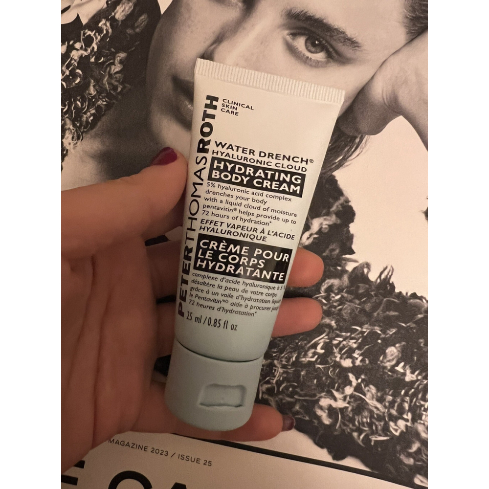 Peter Thomas Roth Water Drench Hyaluronic Cloud Hydrating Body Cream MINI .85oz - Picture 1 of 2
